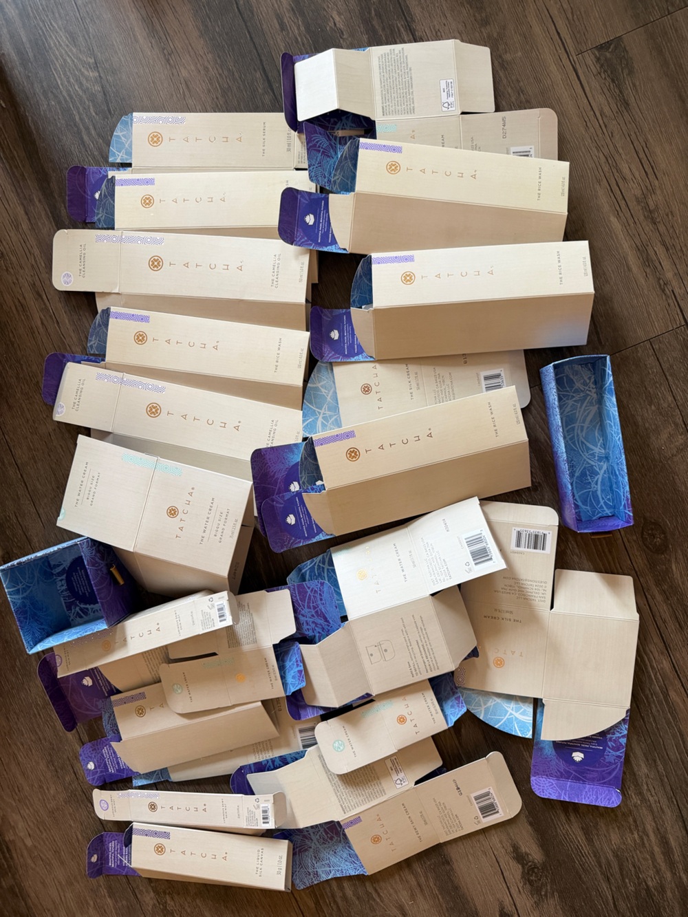 Empty tatcha boxes. No products.